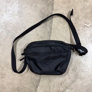 Arc'teryx Black Logo Sling Bag